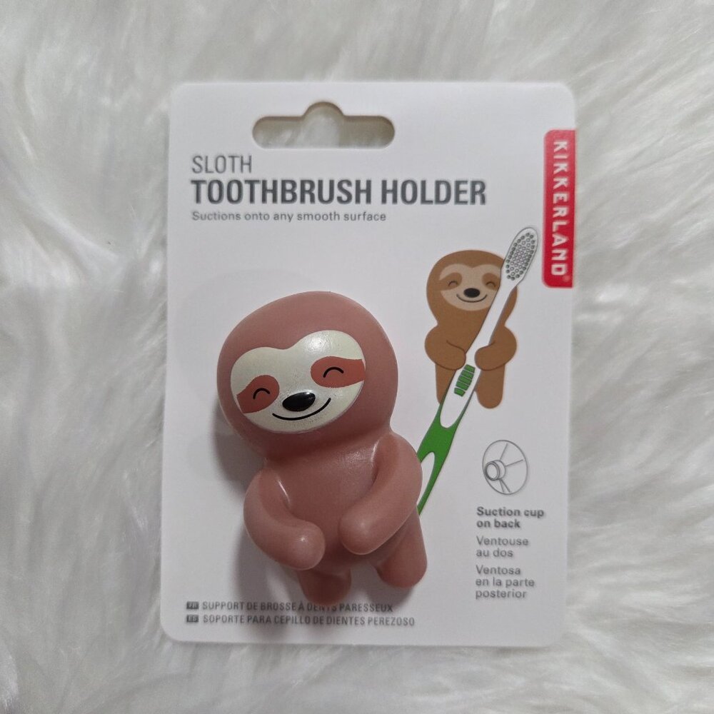 Kikkerland Sloth Toothbrush Holder